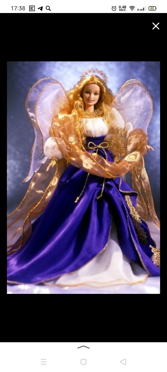 Барби Ангел из серии Рождественские Ангелы от Маттел выпуск 2000 г. Фото из открытых источников