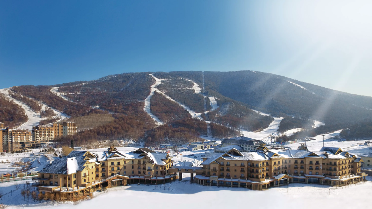 Фото горнолыжного курорта в Китае