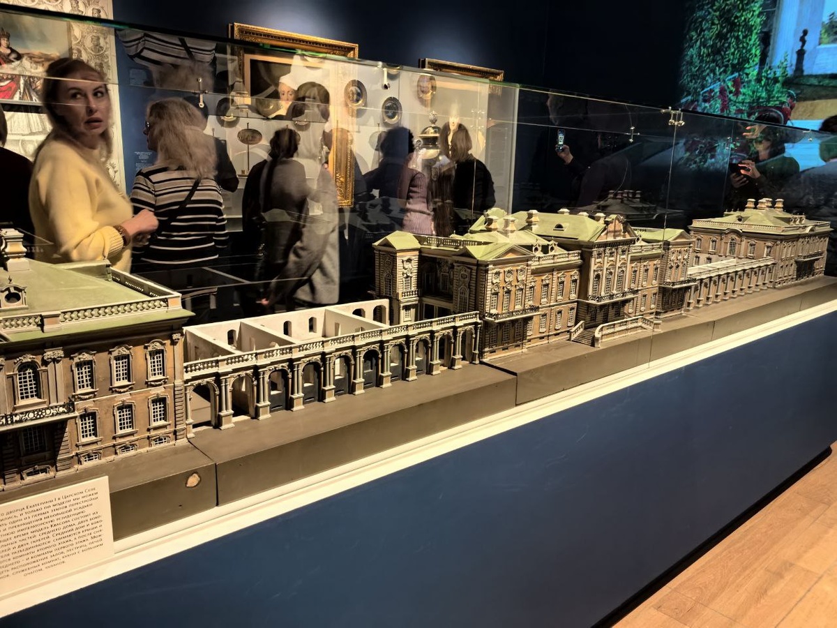 Макет дворца Екатерины 1 в Царском селе