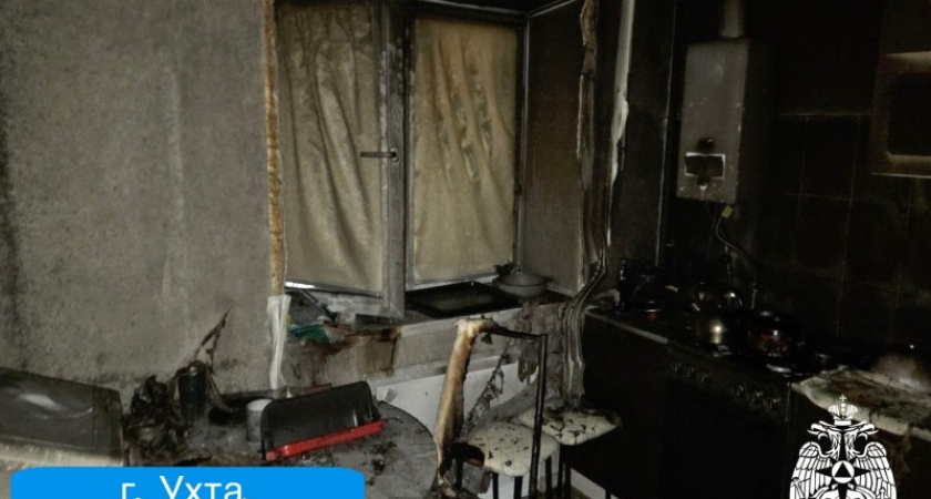    В Коми из-за пожара эвакуировали более 20 человек из жилого дома