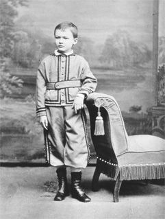 Глазунов в детстве. 