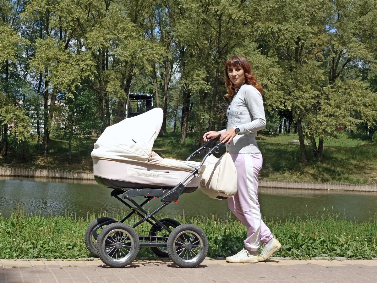 В парке с коляской 