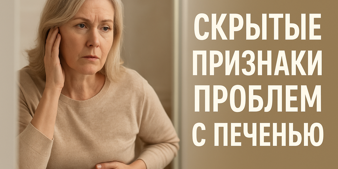 Скрытые признаки проблем с печенью, на которые не обращают внимания?
