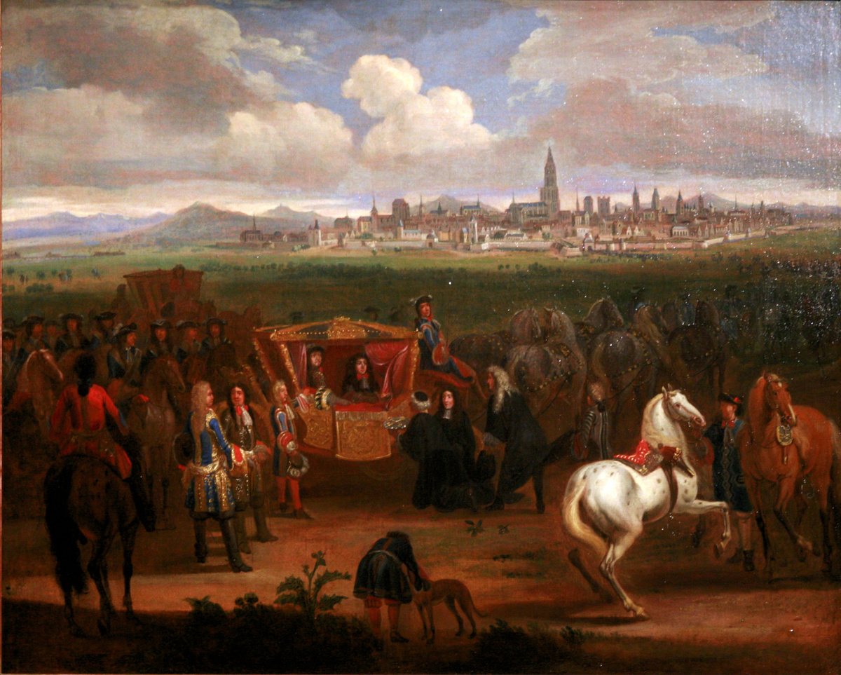 Людовик XIV получает ключи Страсбурга 23 октября 1681 года. Константин Франкен