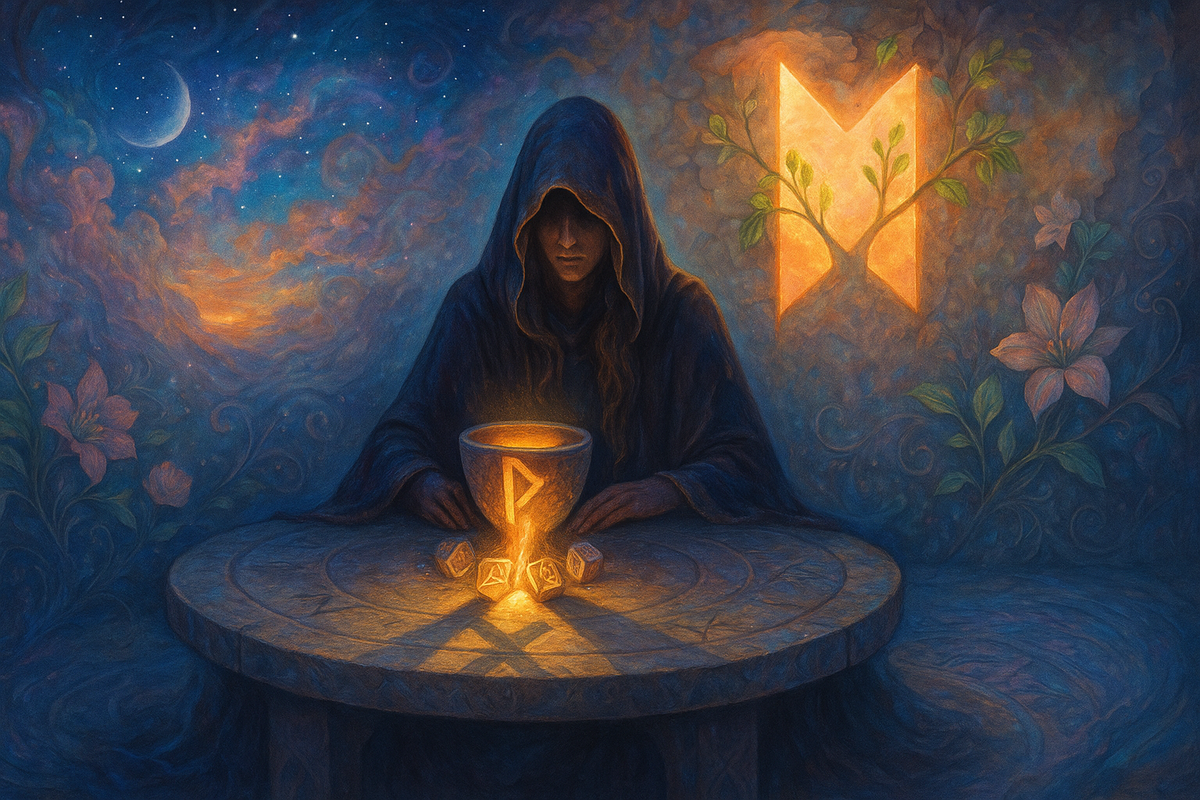 Тайная комната Пертро: руническое гадание на скрытую судьбу и знак скандинавских богов