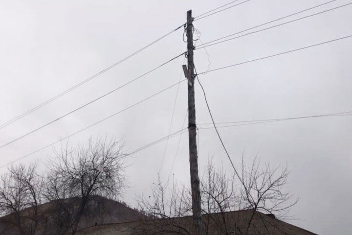 Скриншот видео читателя ИА "Хакасия"
