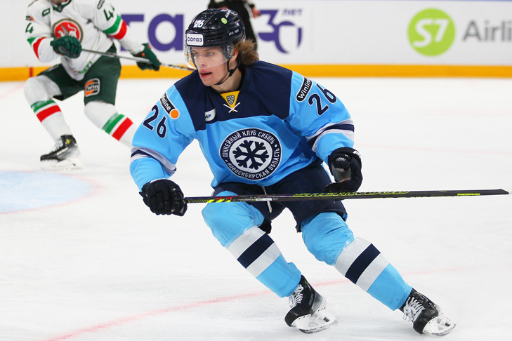    Автором единственной шайбы «Сибири» в Ярославле стал 22-летний нападающий новосибирцев Иван Климович. Фото Артема Тиунова