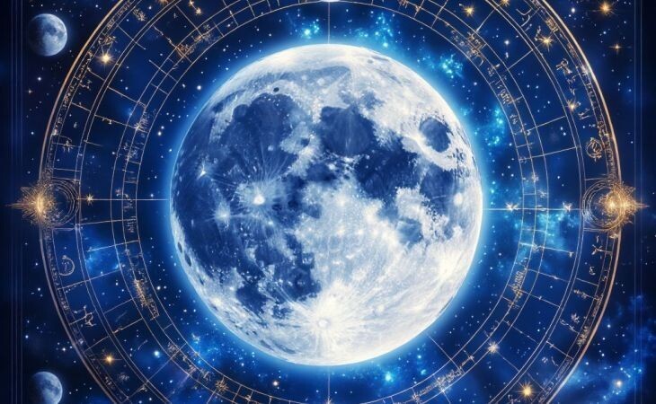 Астрология. Фото: сгенерировано с помощью нейросети "Алиса", "Атмосфера"