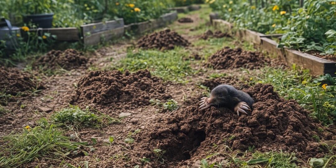 Натуральные запахи признаны эффективными против кротов