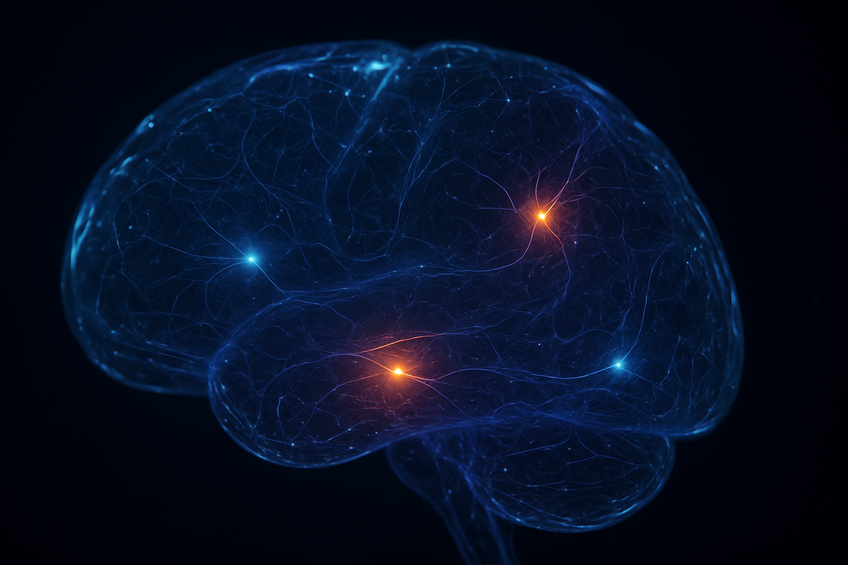 Хаос в зародыше. Так выглядят случайные связи в нейросети при её «рождении» — потенциал есть, но порядка пока нет.