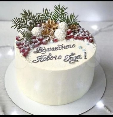 Торт такого плана хотел получить заказчик