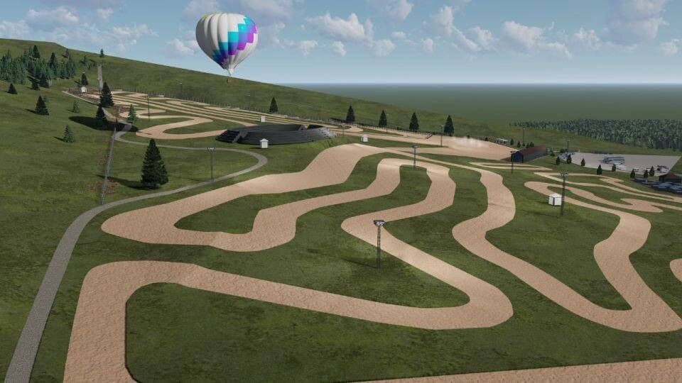    Эскизы универсального спортивного комплекса для занятий мотоспортом. Источник: предоставлено «Толку»