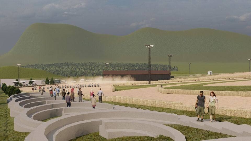    Эскизы универсального спортивного комплекса для занятий мотоспортом. Источник: предоставлено «Толку»