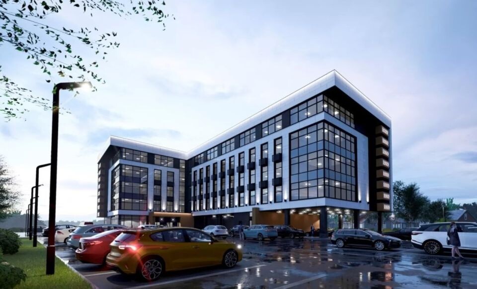    Проект БЦ на ул. Багряной. Источник: ГК «Алгоритм»