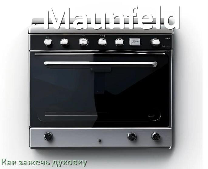 
Как у газовой плиты Maunfeld зажечь духовку