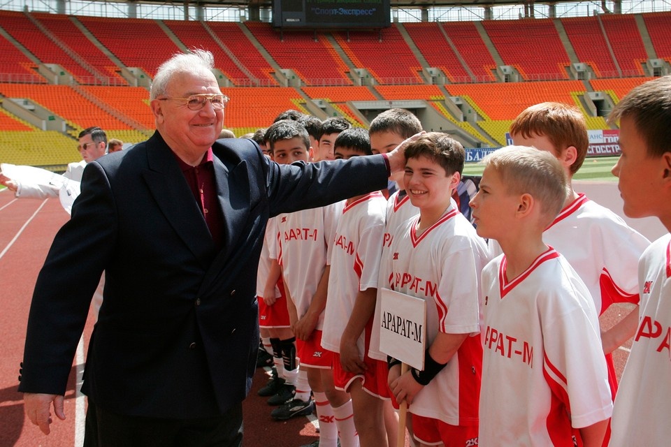    Никита Павлович был не просто легендой, но и неотъемлемой частью московского «Спартака». Он работал со всеми командами - от самых маленьких ребят до высших звезд. Фото: Александр ФЕДОРОВ/Спорт-Экспресс/ТАСС