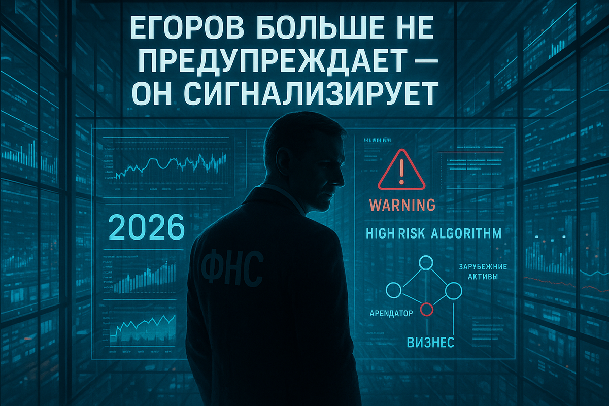 Егоров больше не предупреждает — он сигнализирует. Что на самом деле готовит ФНС к 2026 году