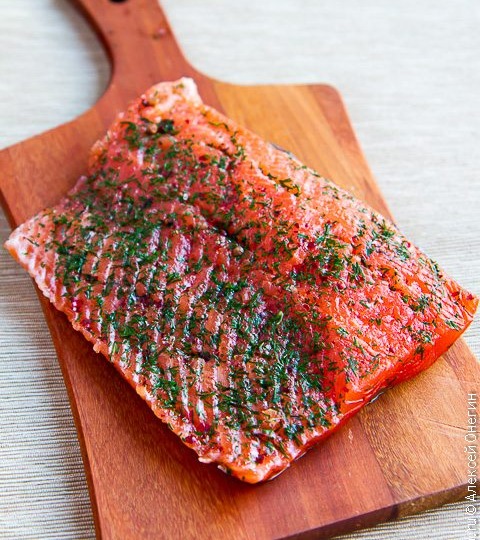 Солёная форель