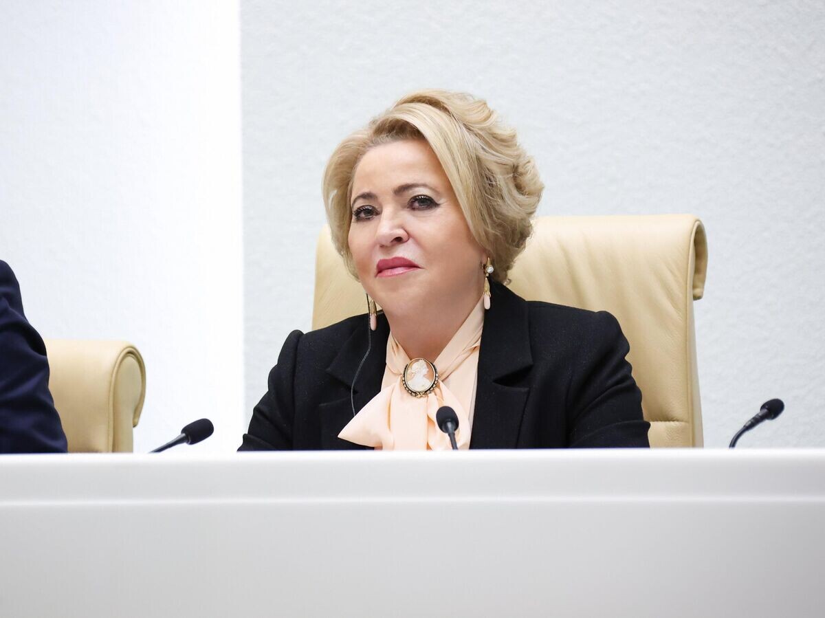    Валентина Матвиенко на заседании Совета Федерации© Фото : Совет Федерации Федерального Собрания Российской Федерации