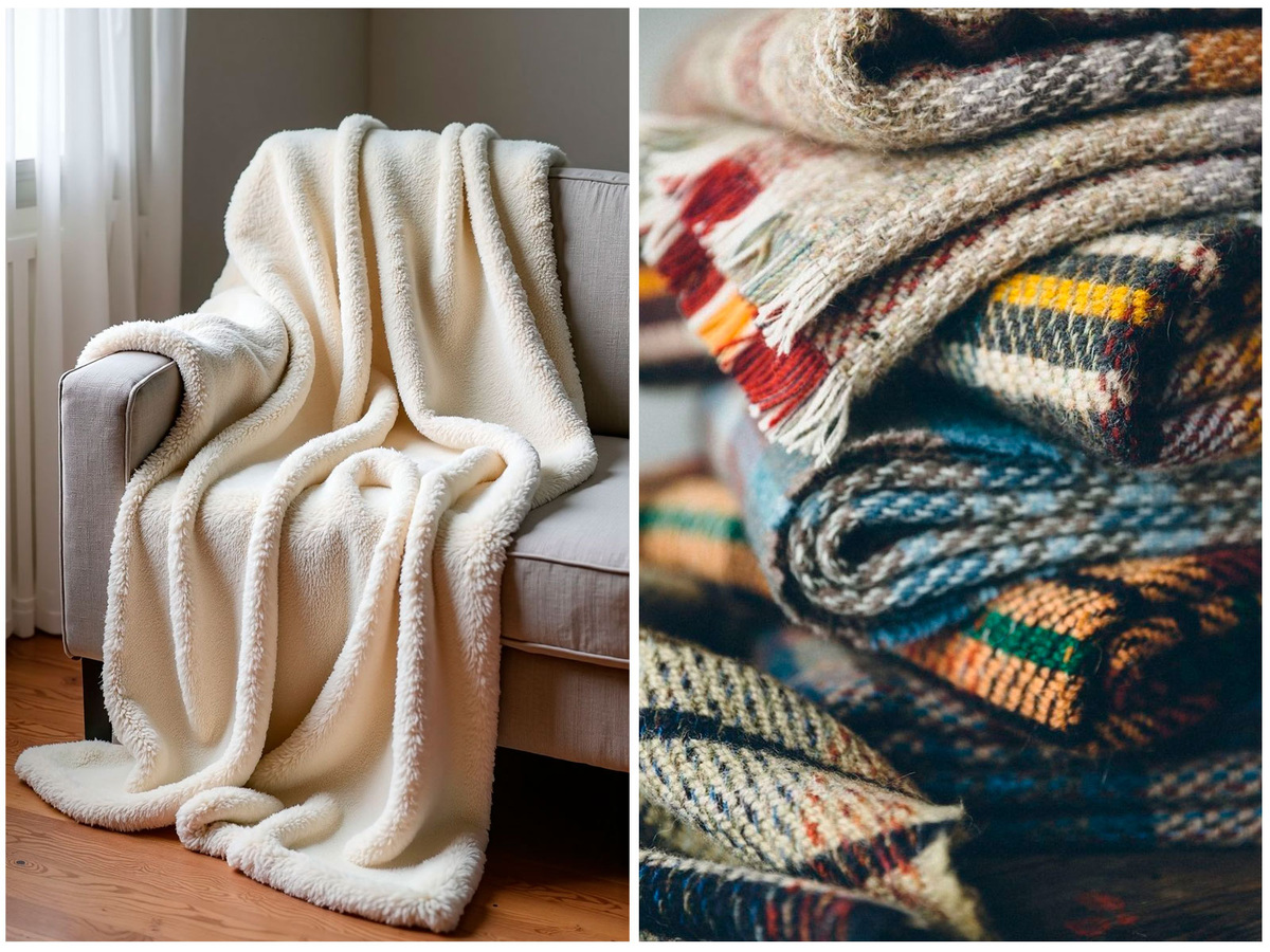 Теплые пледы. Фото из сети Интернет.