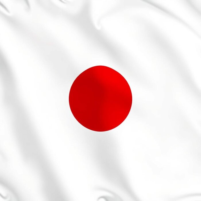 Флаг Японии / изображение сгенерировано нейросетью flyvi.io 
