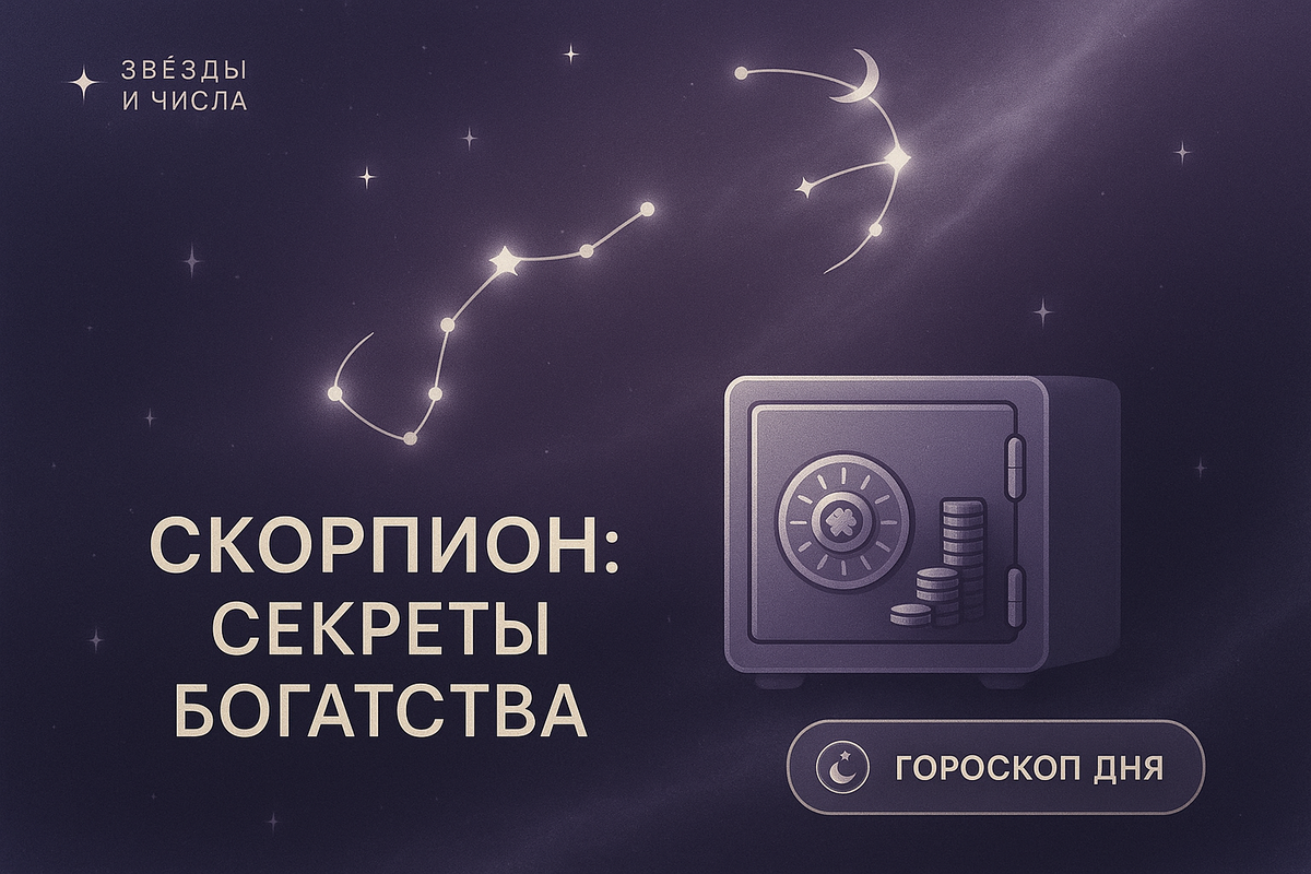    Скорпион 26 ноября раскроет секреты богатства через интуицию и любовь к себе Мария