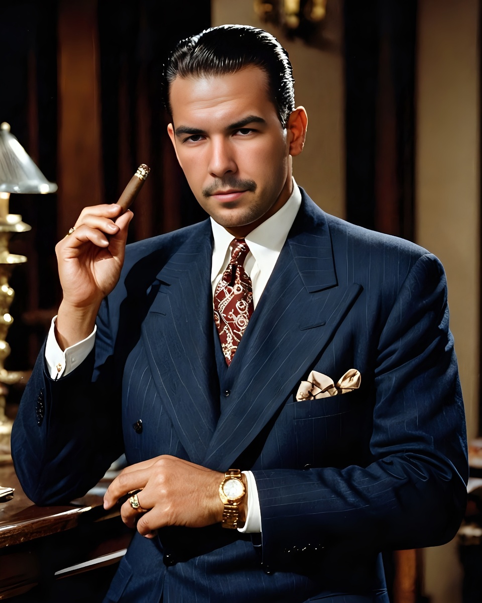 Фотомонтаж в фотошоп в стиле Мафия на заказ 