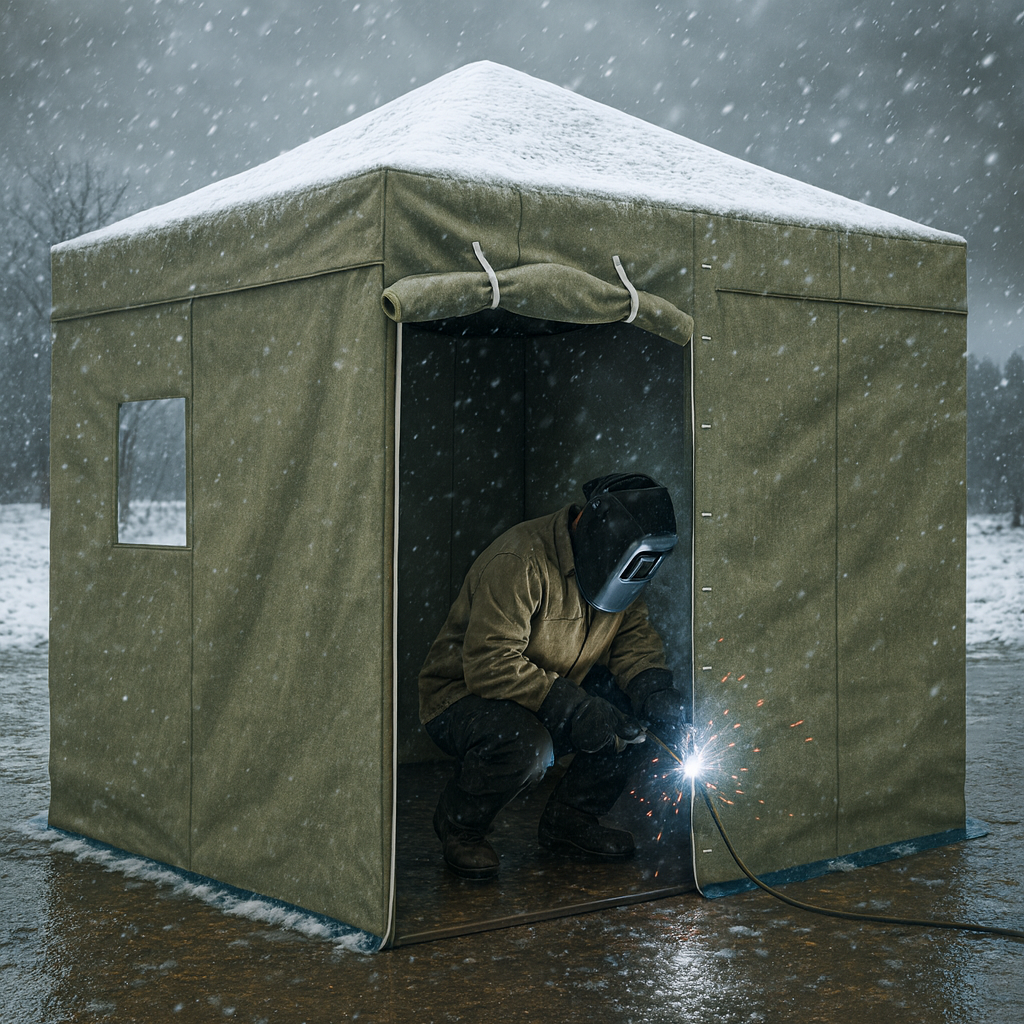 Палатка для сварочных работ МногоТентов.ру