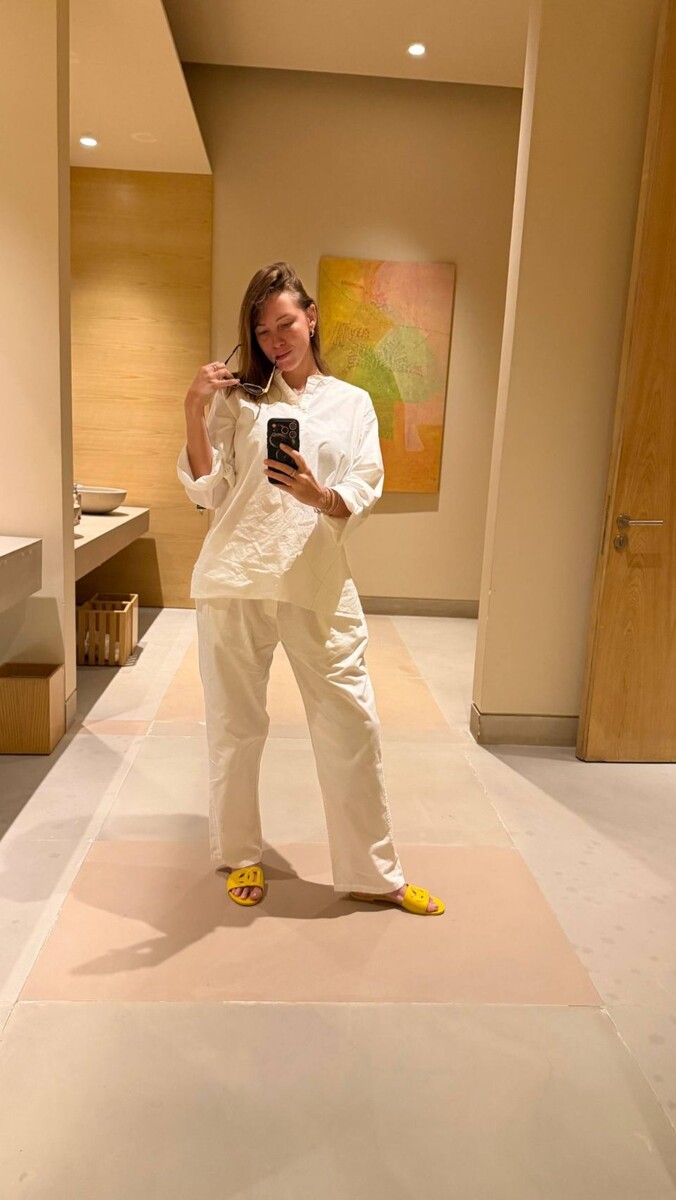    Полина Диброва и Роман Товстик улетели в Индию. Источник: t.me/dibrovapolina