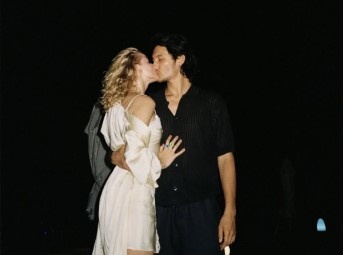 Александра Бортич и Давил Сократян, фото соцсети