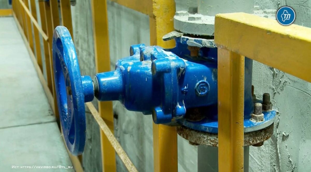 Задвижка 2111 ЯФАР на Метелевских водоочистных сооружениях