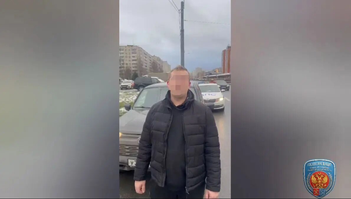    Фото: кадр видео ГАИ по Петербургу и Ленобласти