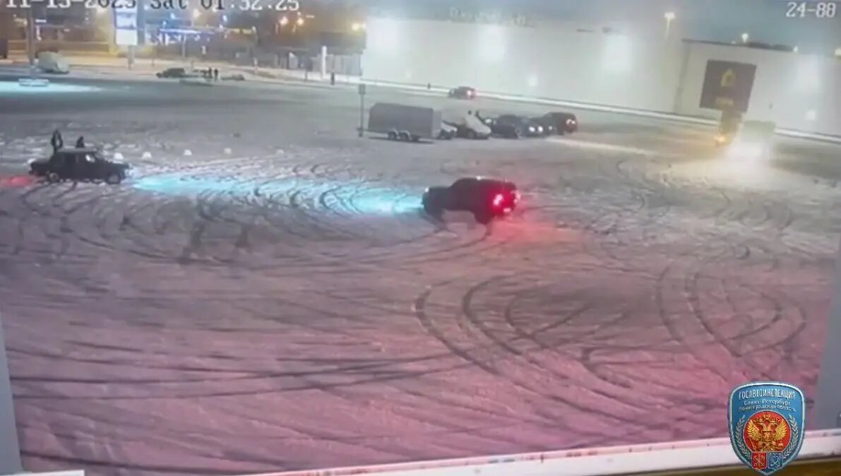    Фото: кадр видео ГАИ по Петербургу и Ленобласти