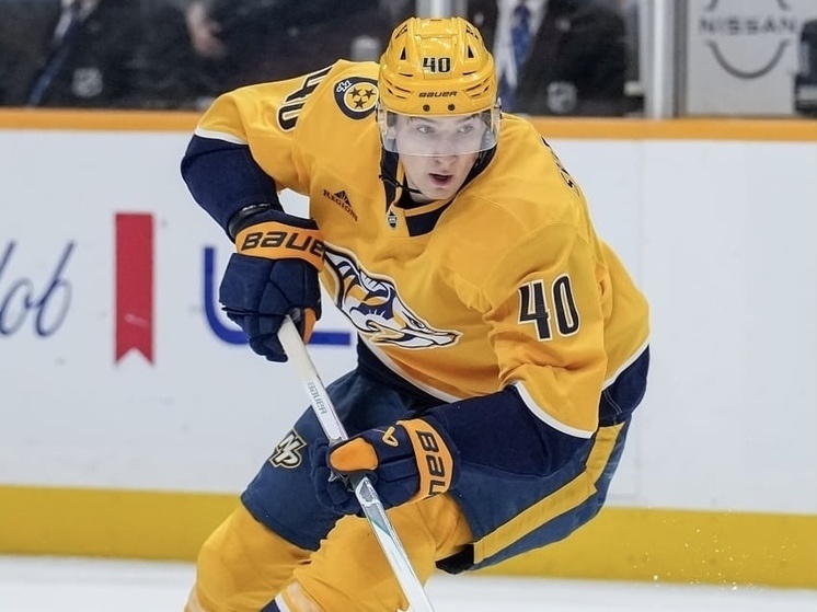     Федор Свечков. Фото: «Нэшвилл Предаторз»