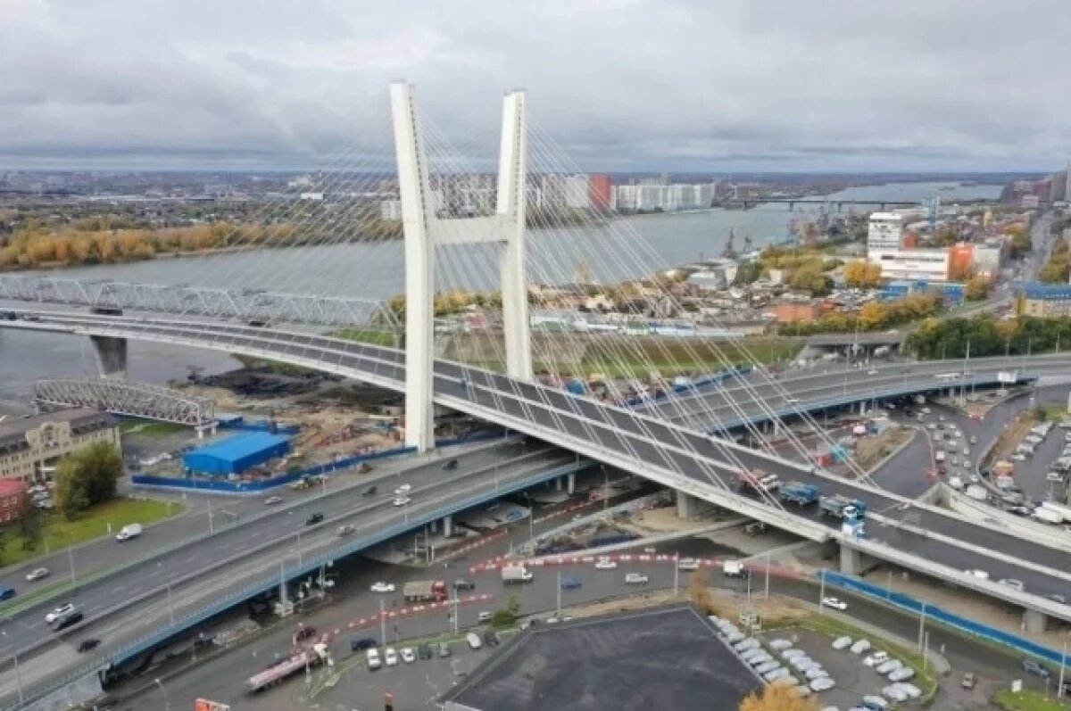    В Новосибирске движение по четвертому мосту через Обь откроют в декабре