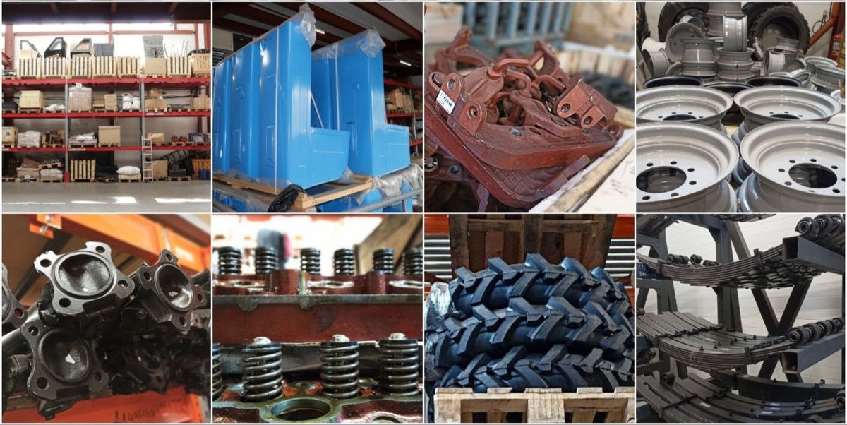 Примеры товаров на основном складе компании "Тракер".