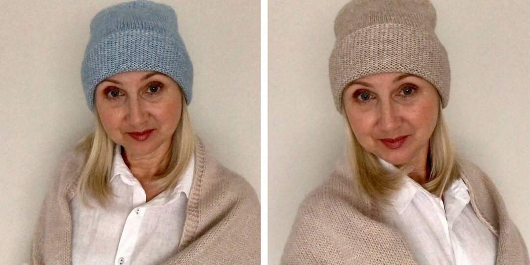 Шапка с отворотом