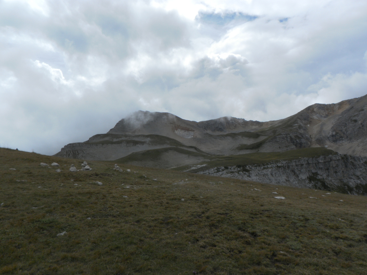 Гора Оштен в пасмурную погоду