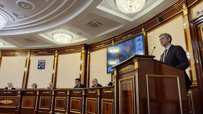 Фото: Строительный блок администрации Ленинградской области