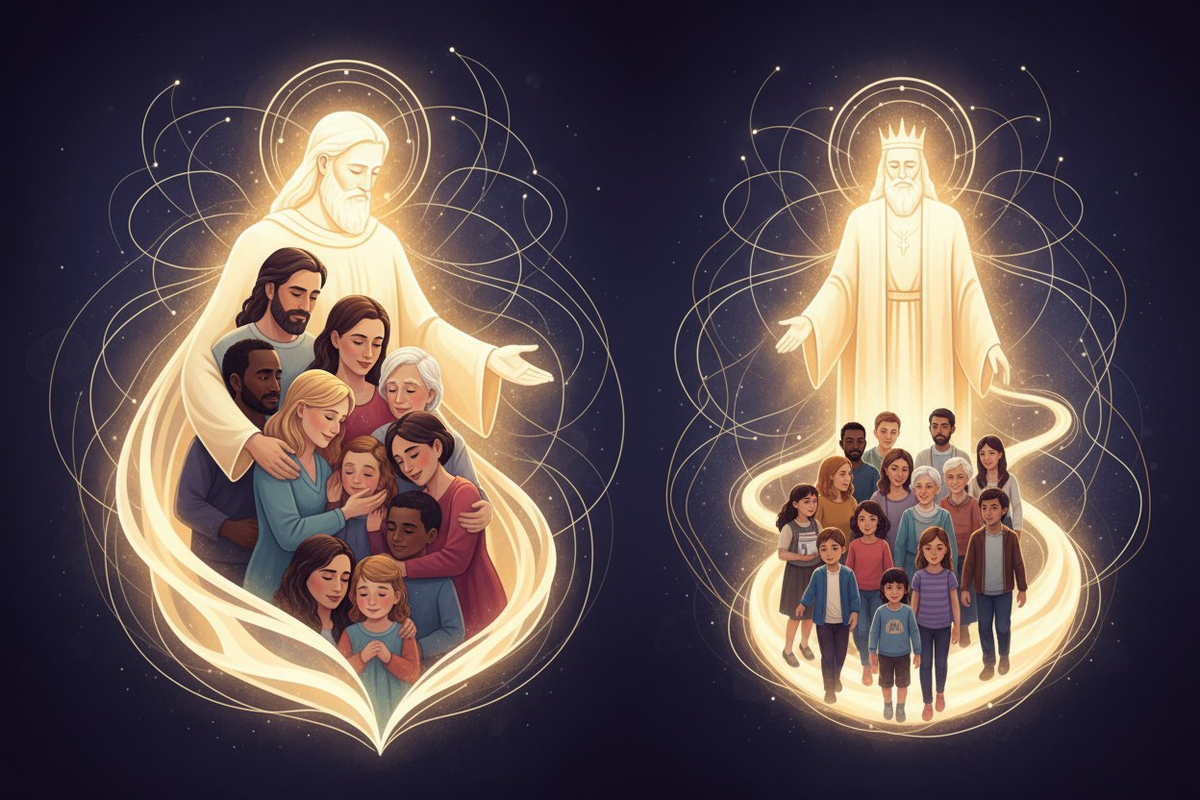 Потому что вы не приняли духа рабства, чтобы опять жить в страхе, но приняли Духа усыновления, Которым взываем: «Авва, Отче!». Сей самый Дух свидетельствует духу нашему, что мы — дети Божии