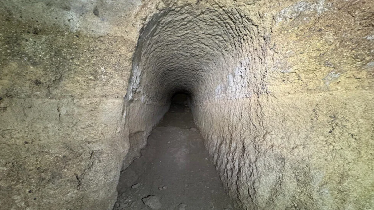 туннель в подземном городе этрусков
Italy Ministry of Culture