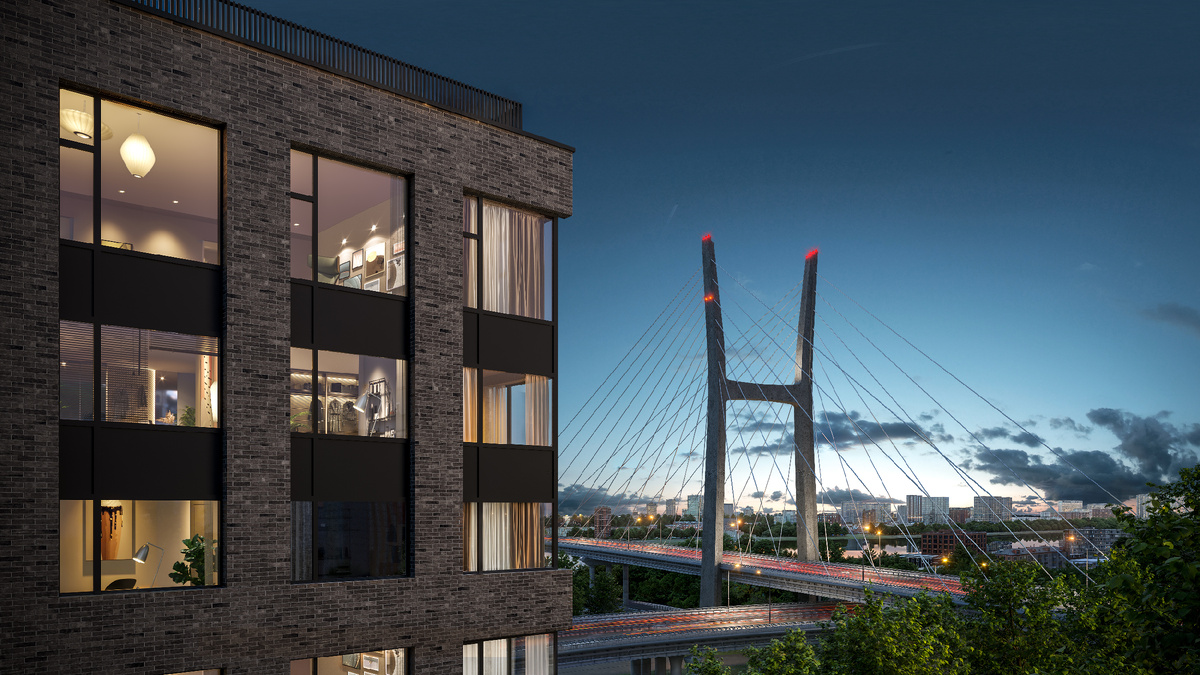 Виды с 4-й очереде сити-квартала «Инские Холмы» 