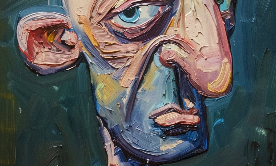 Мужик в синей рубашке