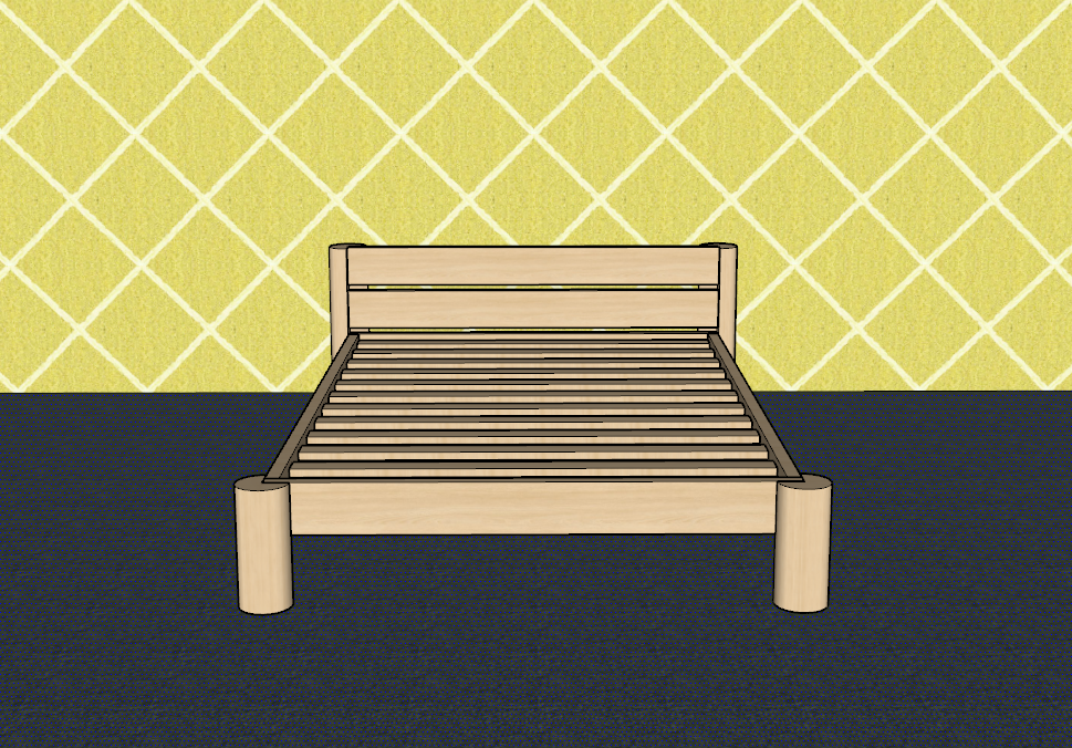 Кровать из дерева своими руками