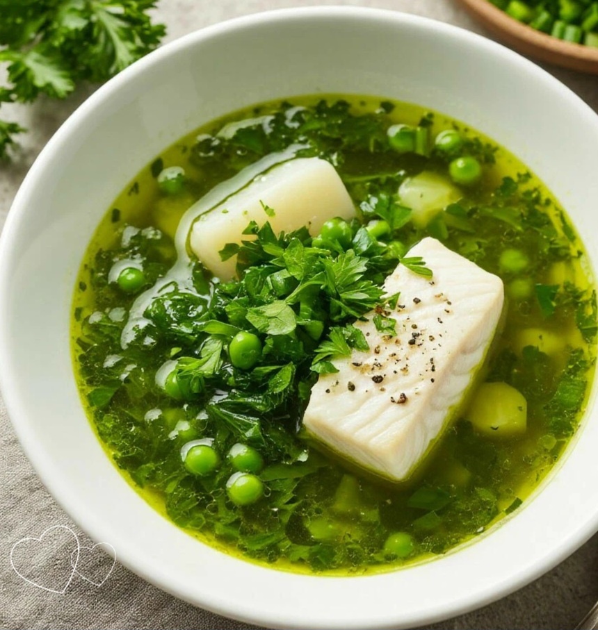 Супчик из зеленых овощей