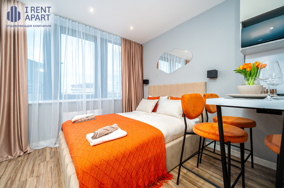 Чистая квартира, готовая к заселению в сети апартаментов I Rent Apart