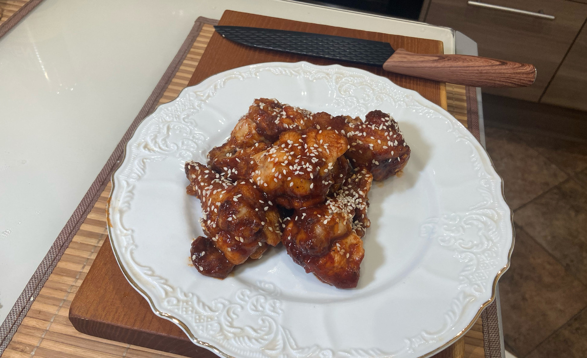 Крылья в кисло-сладком соусе!