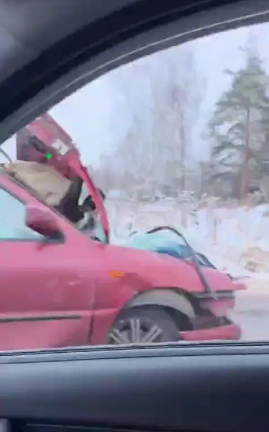    Фото: стоп-кадр видео из телеграм-канала «Мегаполис | ДТП и ЧП | Санкт-Петербург | Питер»