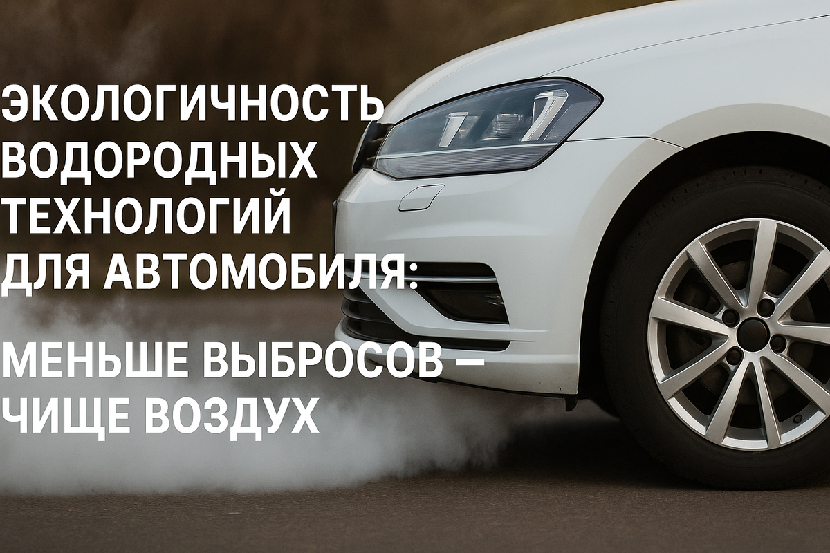 Экологичность водородных технологий для автомобиля: меньше выбросов, чище воздух