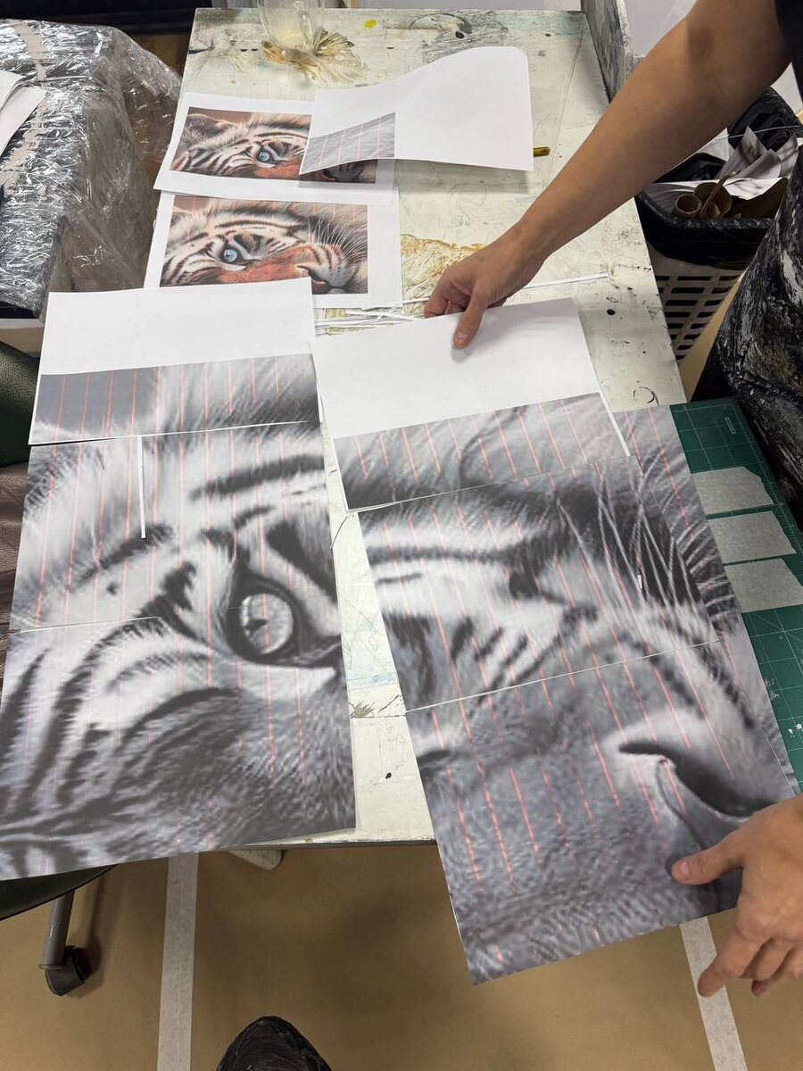 Подготовка трафарета для аэрографии